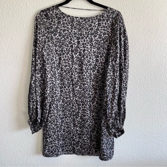 Equipment Zipporah Short Dress in Silver Steel Multi - Picture 2 of 10